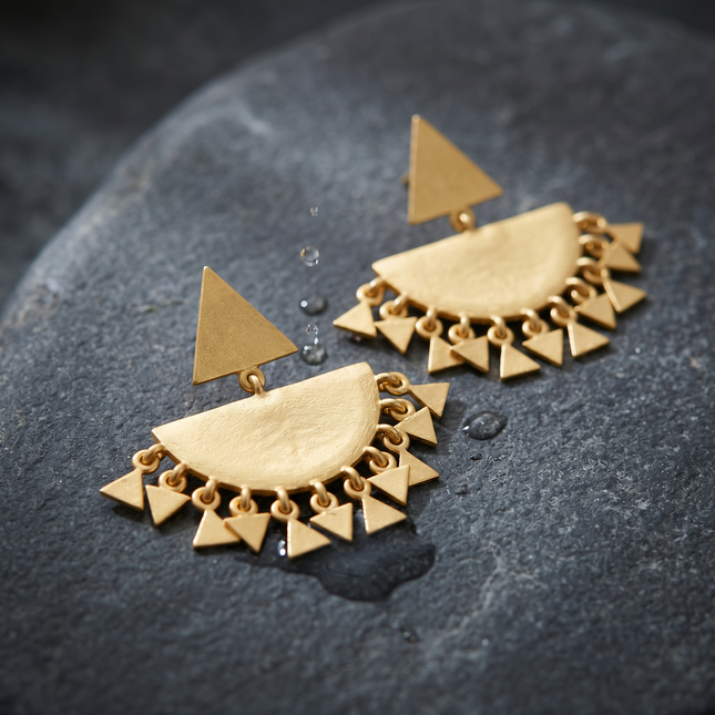 Aster Chandbali Earrings