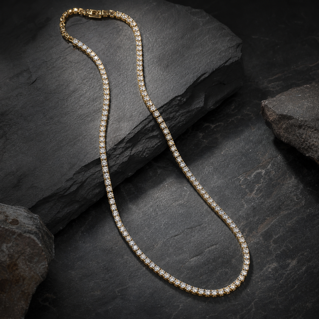 Cz Tennis Necklace