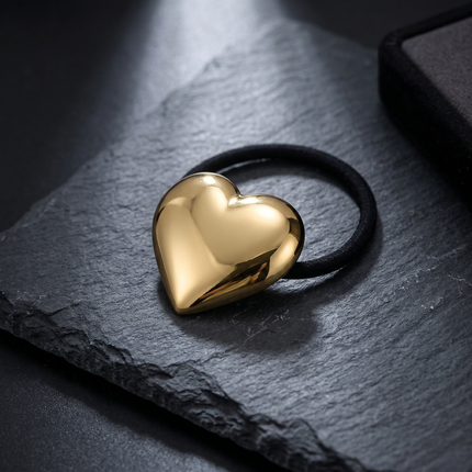 Heart Hair Cuff Tie
