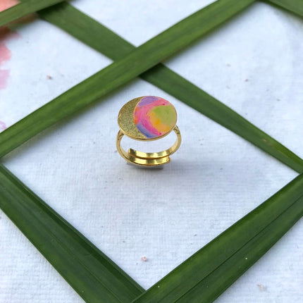 Phase Ring - Gibbous Moon