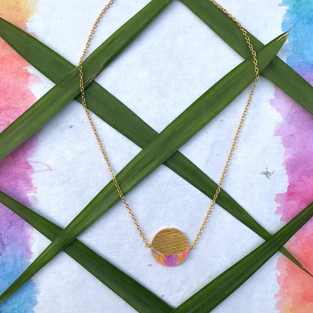 Phase Necklace -Crescent Moon