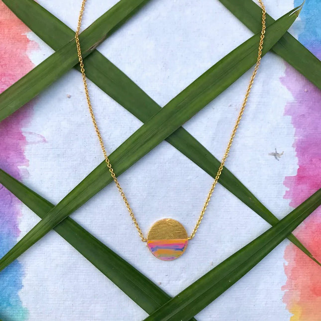 Phase Necklace -  Half Moon