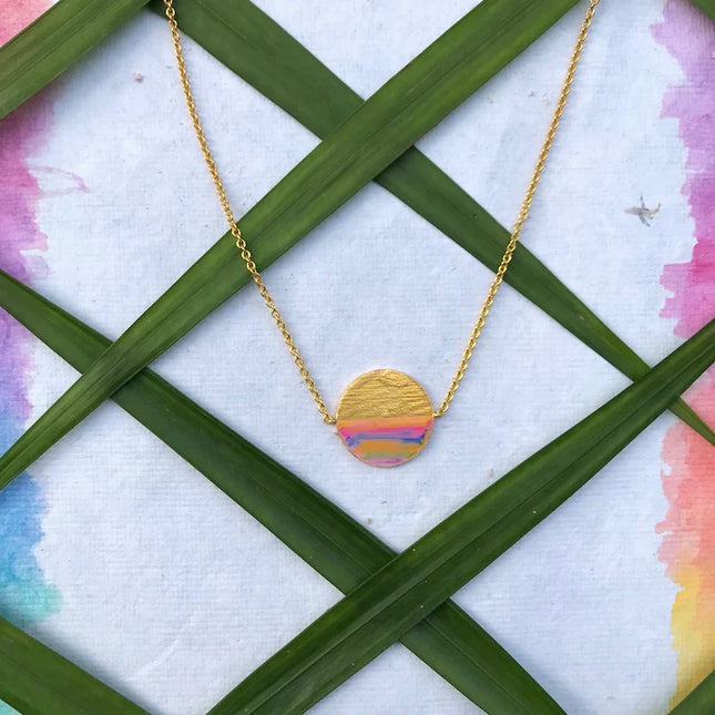 Phase Necklace -  Half Moon