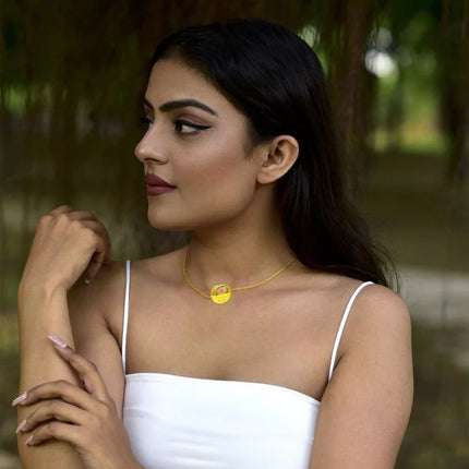 Phase Necklace -  Half Moon