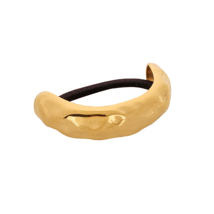 Hammered Arc Hair Tie