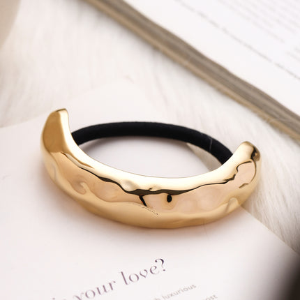 Hammered Arc Hair Tie