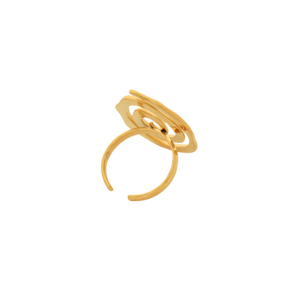 Cluster Spiral Ring