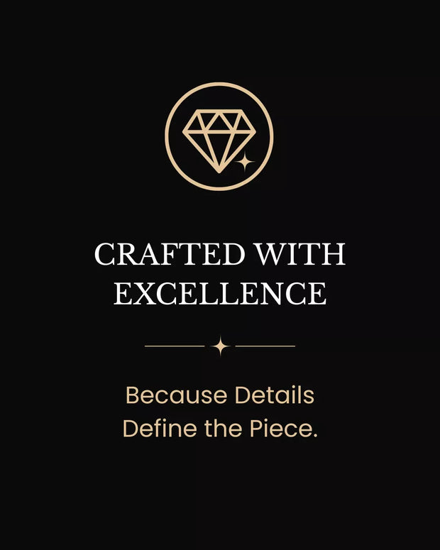 Mitrava jewellery crafted with excellence, highlighting fine details and thoughtful craftsmanship.