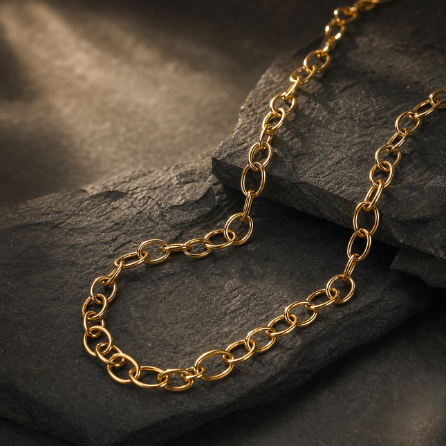 Oval Chain Necklace