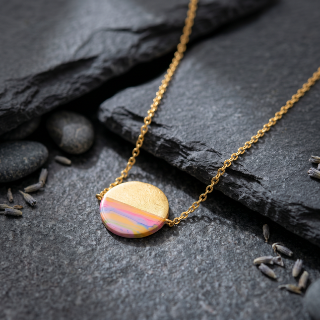 Phase Necklace -  Half Moon
