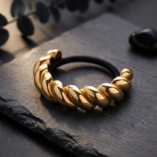 Twisted Rope Hair Cuff Tie