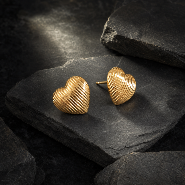 Heart Studs